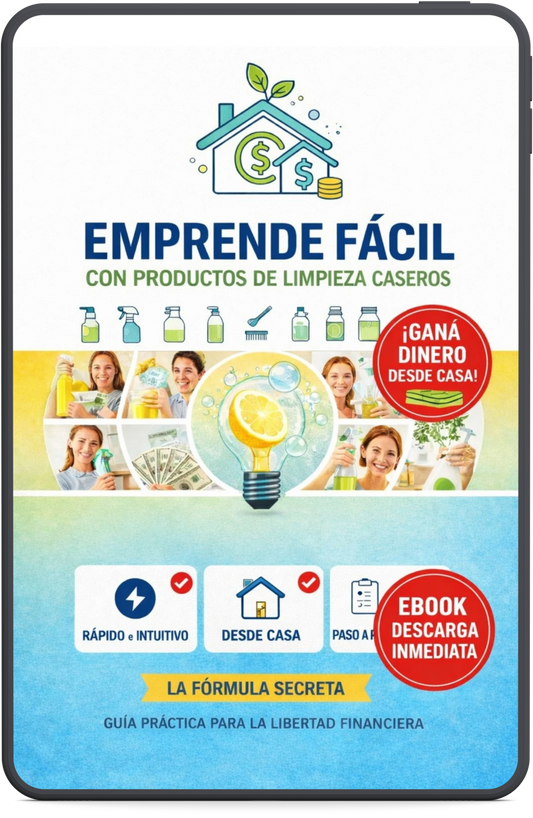 Emprende Fácil con Productos de Limpieza Caseros